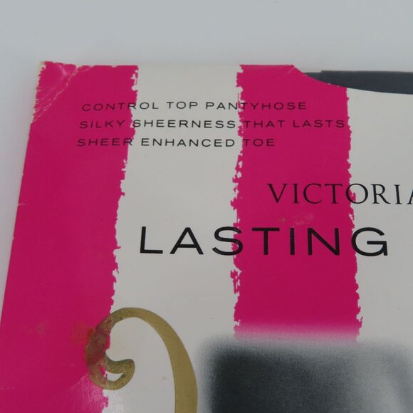 Victorias Secret Medium Charcoal Lasting Luxuries Control Top Pantyhose Sheer - Picture 2 of 12